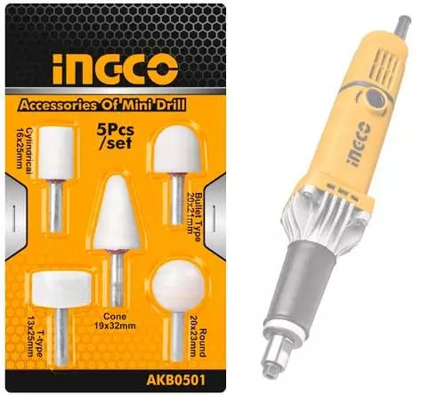 INGCO Cilalama dəsti, 5 parça, AKB0501