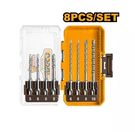 INGCO SDS Plus Sverlo dəsti, 8 ədəd, AKDL11806