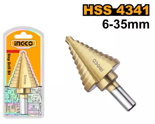 INGCO Pilləli Burğu Ucluğu (Step Drill Bit), 6-35mm, AKSDS63503