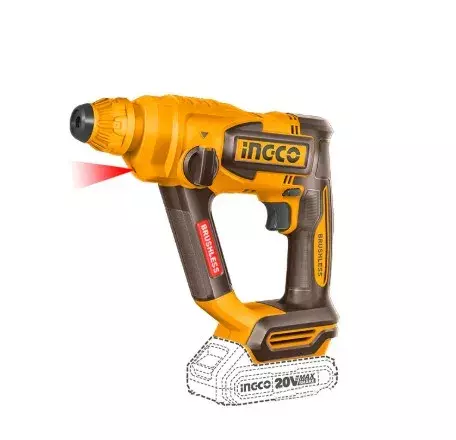 INGCO Akkumulyatorlu perforator 20V 2AH 18mm, CRHLI201881