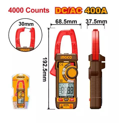 INGCO DC/AC CLAMP METR, DCM62002