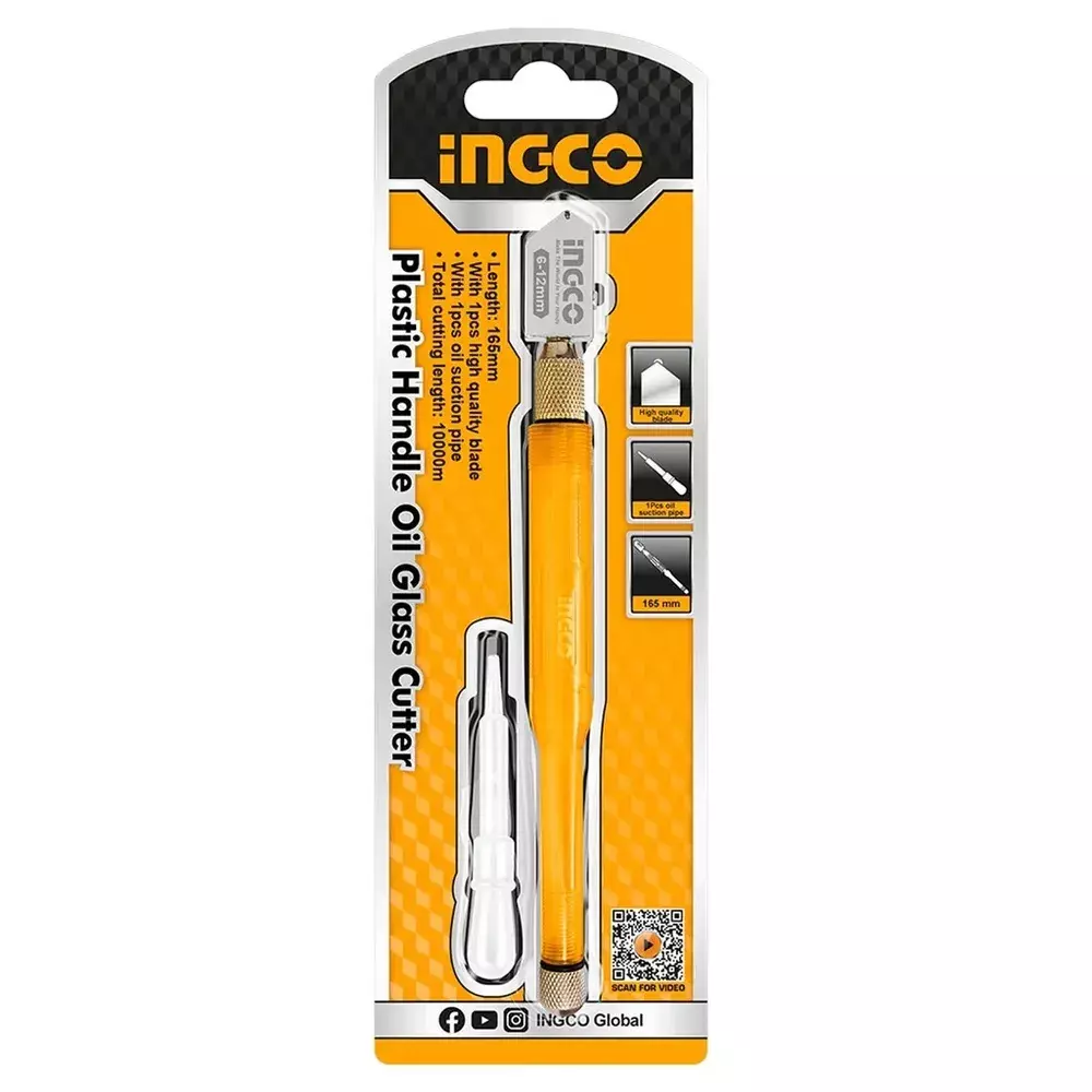 INGCO Şüşə Kəsən Yağlamalı, 165mm, HGCT05