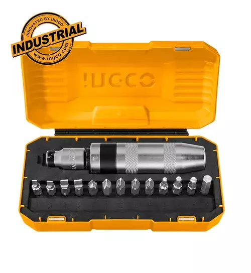 INGCO Zərbəli Otvyortka Dəsti Cr-V, 13 əd, HIDS1301