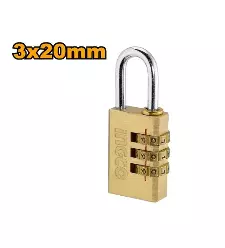 INGCO Asma qıfıl 30mm 3 şifrəli, DBCK0303