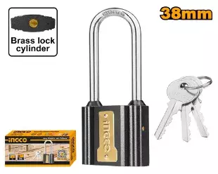 INGCO Asma qıfıl uzun boğaz 38mm, DIPL0381L