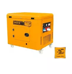 INGCO Avtomatik dizel generator 8KW kabinli monofaz, GSE80001-1