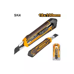 INGCO Kəsici Bıçaq (Snap-Off) SK5 Bıçaqlı, 18×100 mm, HKNS11815